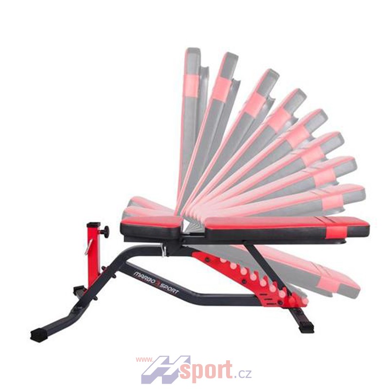 Polohovací posilovací lavice Marbo MS-L101