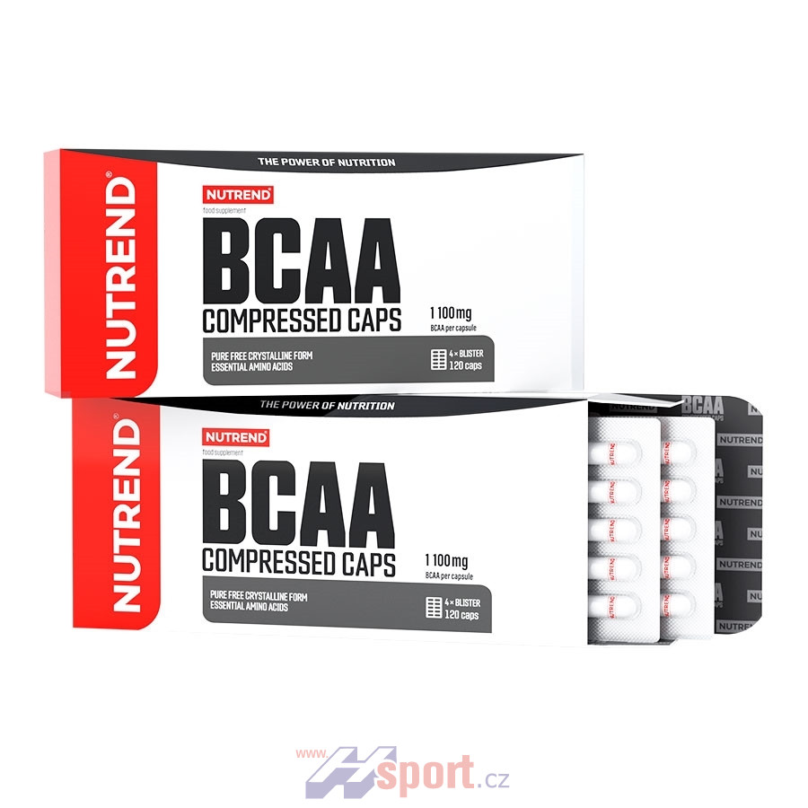 Nutrend BCAA Compressed Caps - 120 cps