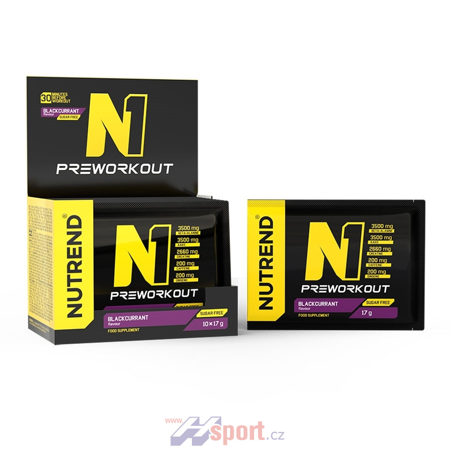 Nutrend N1 Pre-Workout - 10x17 g