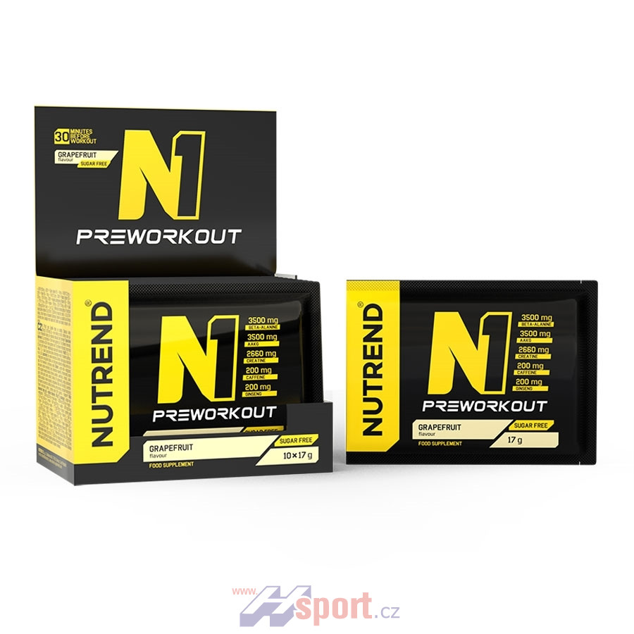 Nutrend N1 Pre-Workout - 10x17 g