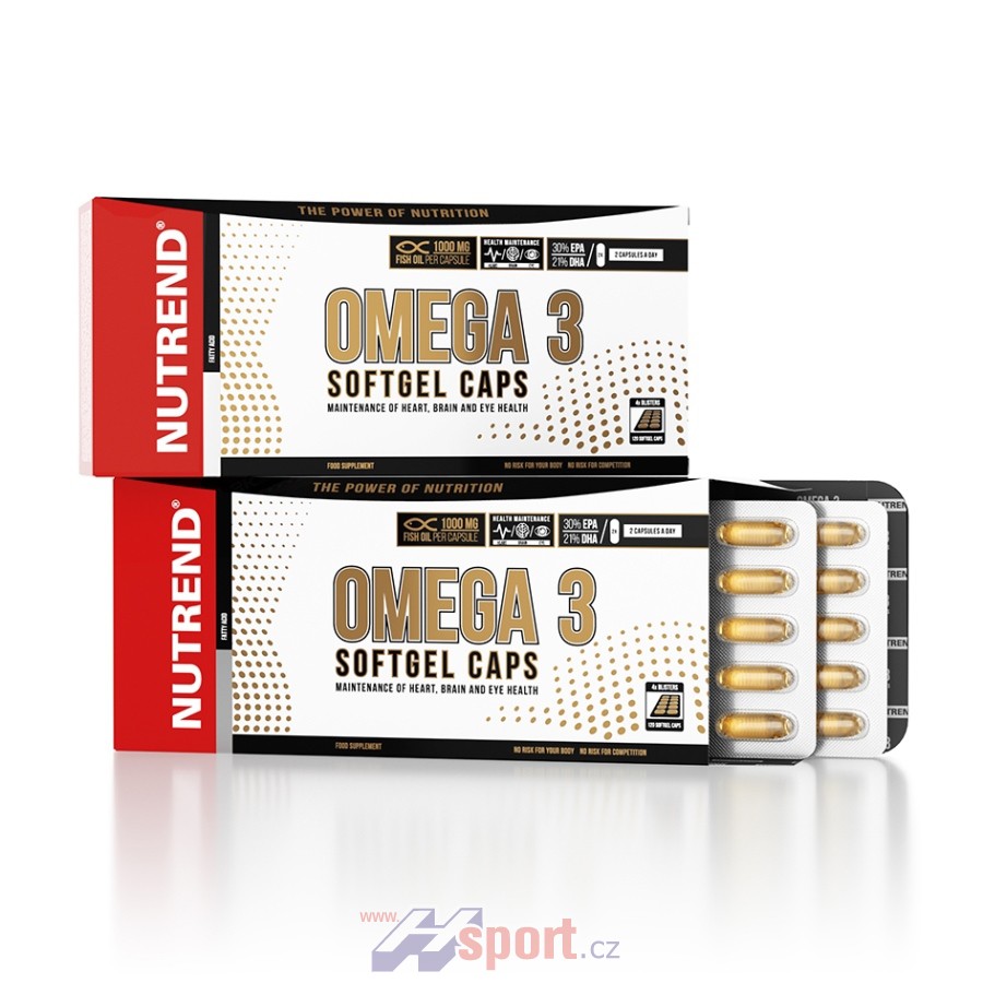Nutrend Omega 3 Softgel Caps - 120 cps