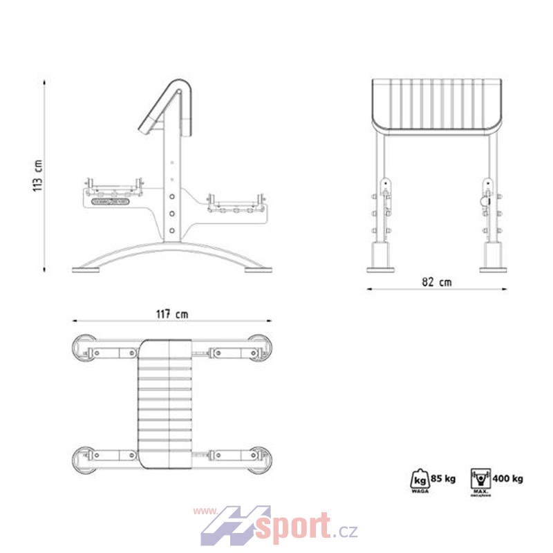 Scottova lavice Marbo MF-L003
