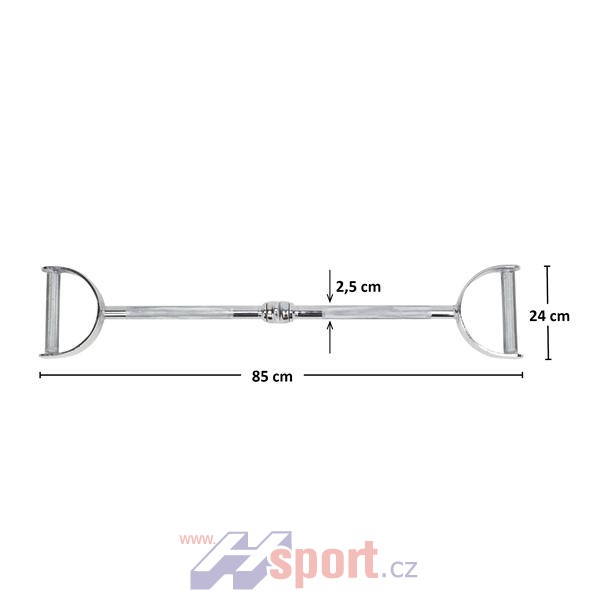 Adaptér - Tyč hrazda rovná krátká s držadly 85cm