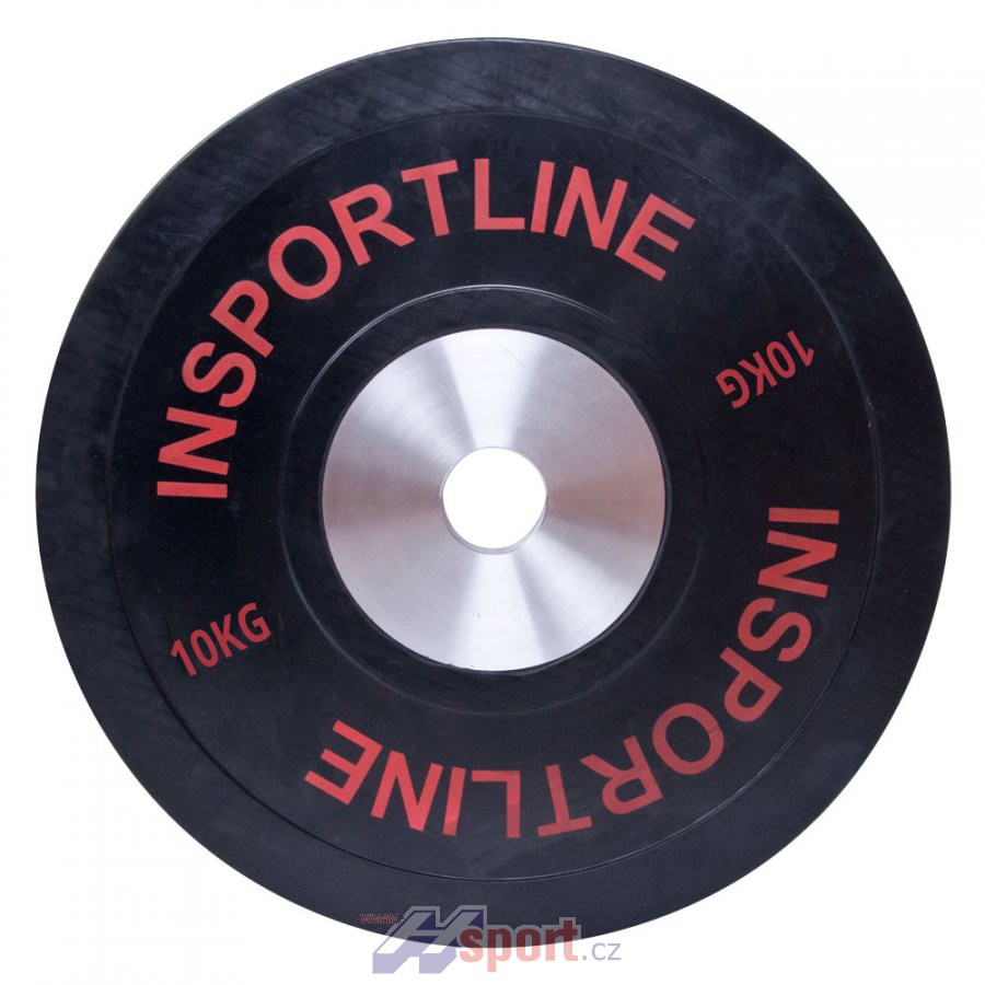 Sada gumových kotoučů Insportline Bumper Plate 2x5-25 kg