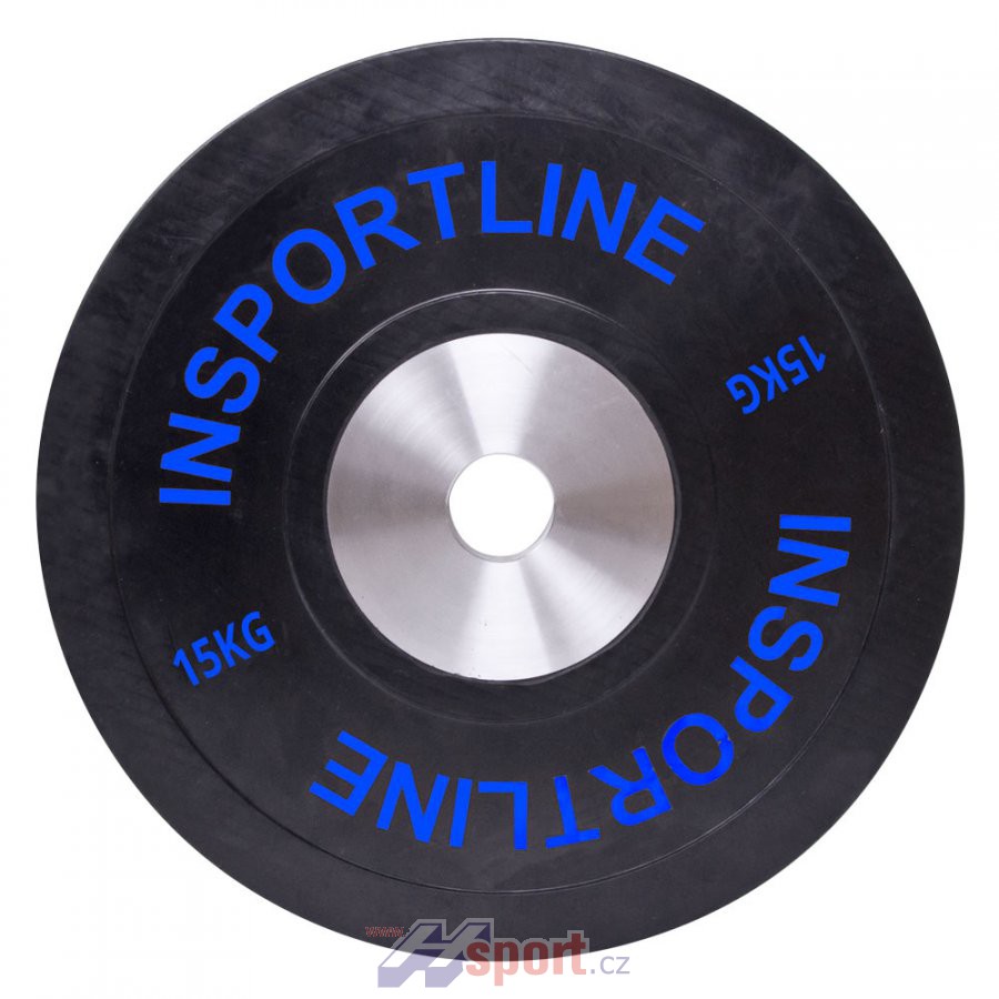 Sada gumových kotoučů Insportline Bumper Plate 2x5-25 kg