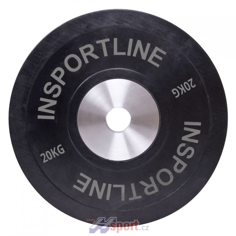Sada gumových kotoučů Insportline Bumper Plate 2x5-25 kg