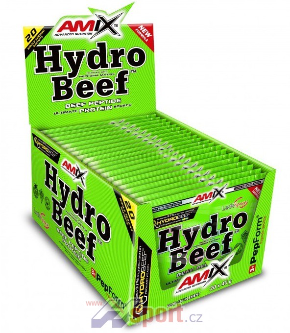 Amix HydroBeef Peptide Protein 20 x 40 g