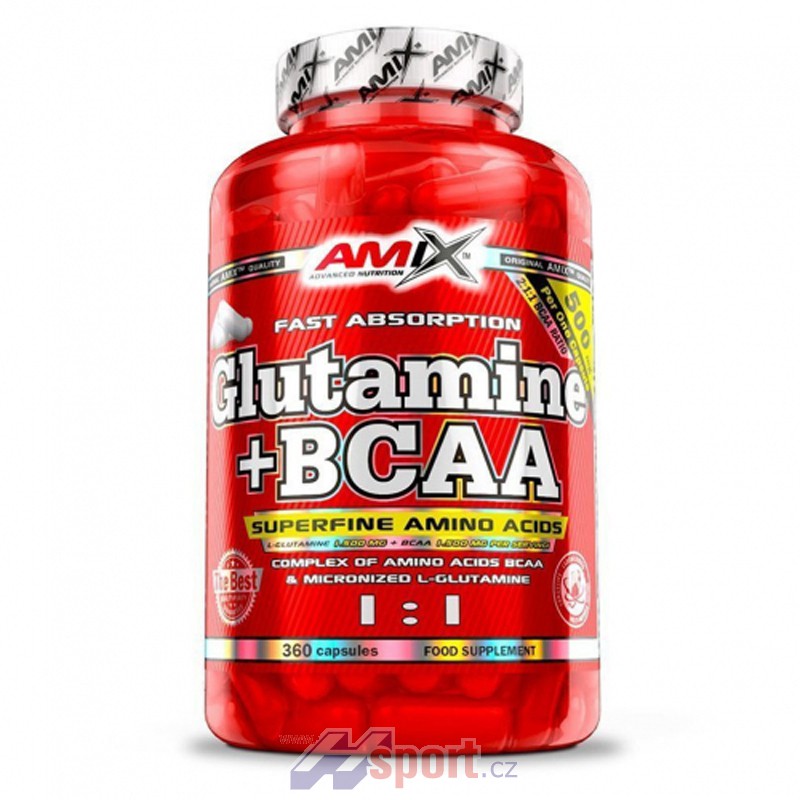 Amix Glutamine + BCAA 360 cps