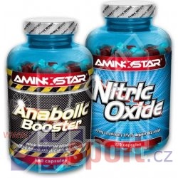 Aminostar Anabolic Booster XXL 148cps + Nitric Oxide 120cps ZDARMA