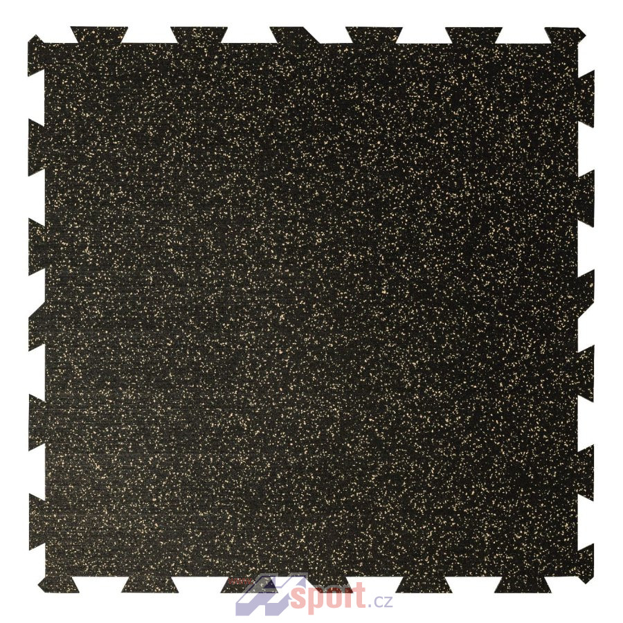 Sportovní podlaha Puzzle 8 mm, 1 x 1 m - barevný vsyp 10%