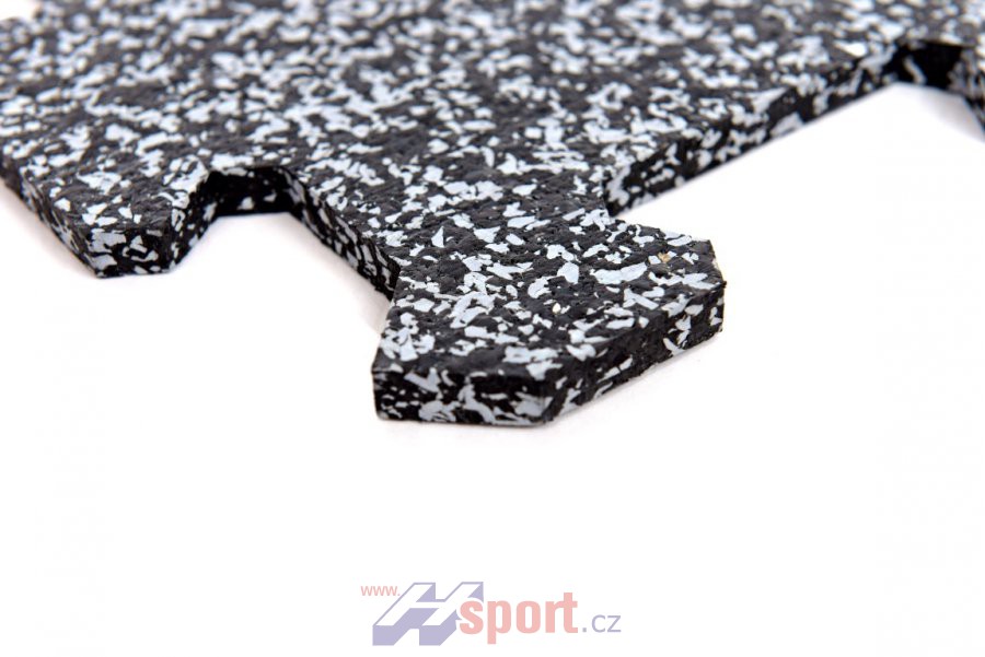 Sportovní podlaha Puzzle 8 mm, 1 x 1 m - barevný vsyp 20%
