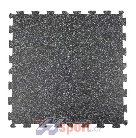 Sportovní podlaha Puzzle 8 mm, 1 x 1 m - barevný vsyp 40%