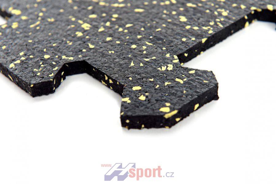 Sportovní podlaha Puzzle 8 mm, 1 x 1 m - barevný vsyp 40%