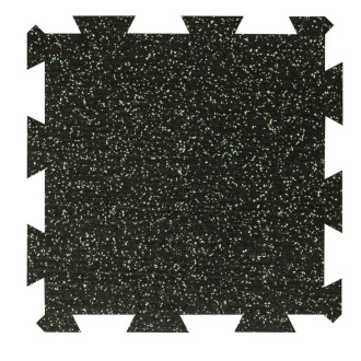Sportovní podlaha Puzzle 8 mm, 50 x 50 cm - barevný vsyp 10%