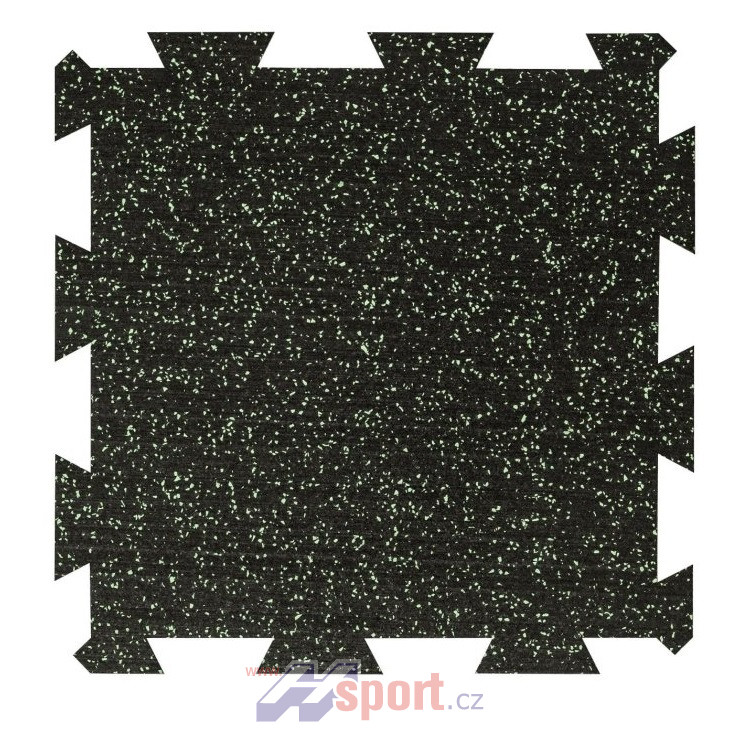 Sportovní podlaha Puzzle 8 mm, 50 x 50 cm - barevný vsyp 10%