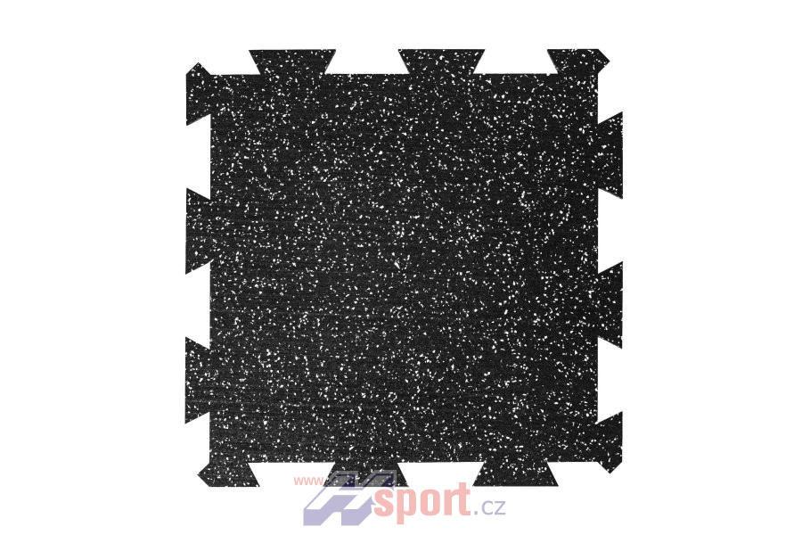 Sportovní podlaha Puzzle 8 mm, 50 x 50 cm - barevný vsyp 10%