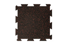 Sportovní podlaha Puzzle 8 mm, 50 x 50 cm - barevný vsyp 10%