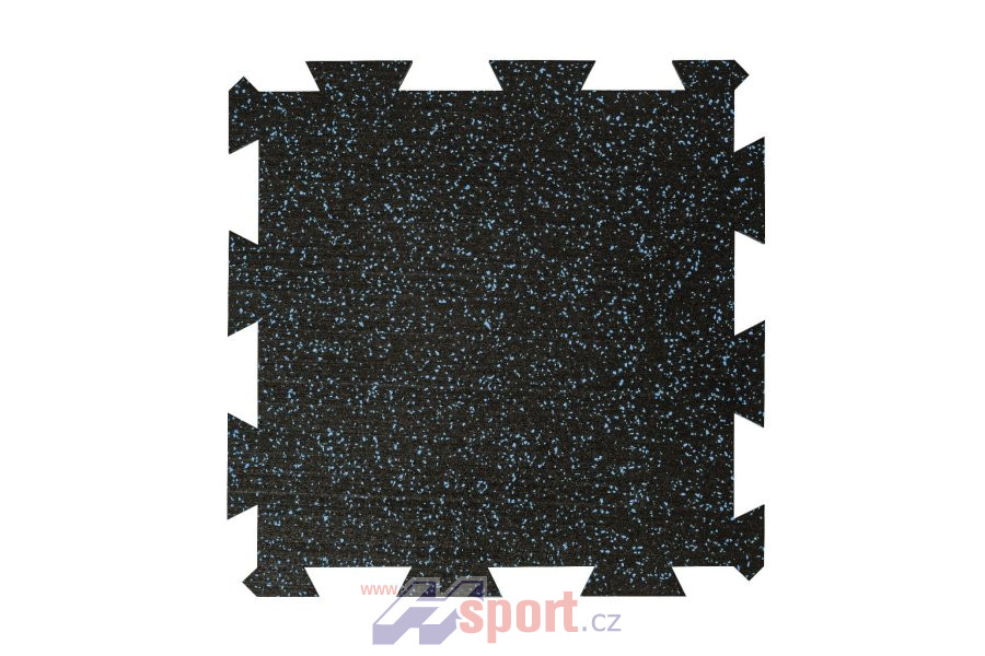 Sportovní podlaha Puzzle 8 mm, 50 x 50 cm - barevný vsyp 10%