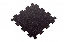 Sportovní podlaha Puzzle 8 mm, 50 x 50 cm - barevný vsyp 20%