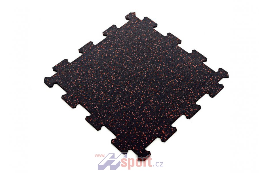 Sportovní podlaha Puzzle 8 mm, 50 x 50 cm - barevný vsyp 20%