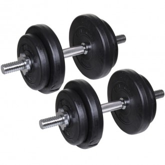 Nakládací vinylová činka 2x10 kg