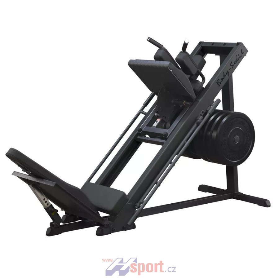 Posilovací stroj kombinovaný Leg Press a Hacken dřep BODY-SOLID - GLPH1100