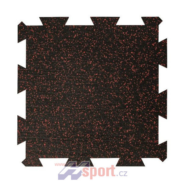 Sportovní podlaha Puzzle 16 mm, 50 x 50 cm - barevný vsyp 10%