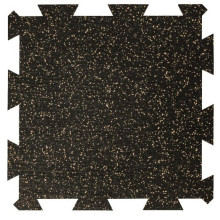 Sportovní podlaha Puzzle 16 mm, 50 x 50 cm - barevný vsyp 10%