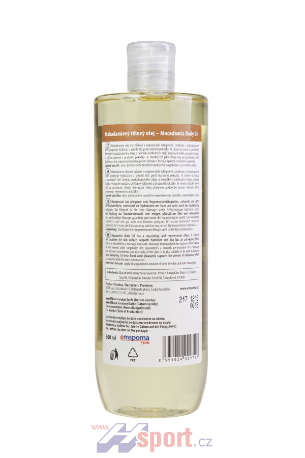 Makadamiový masážní olej - 5000 ml
