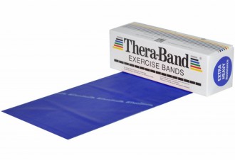 Posilovací guma TheraBand 5,5 m modrá