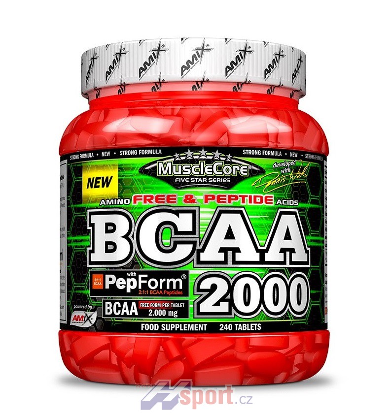 Amix MuscleCore BCAA with Pepform 240 tbl