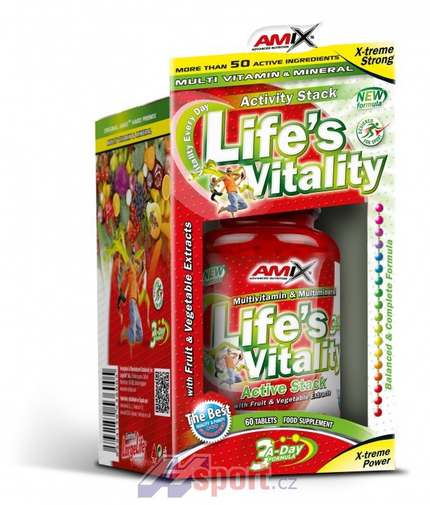 Amix Life’s Vitality Active Stack 60 tbl