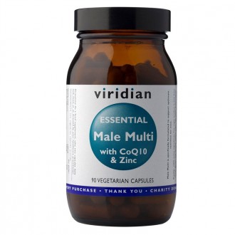 Viridian Essential Male Multi with CoQ10 Zinc 90 cps