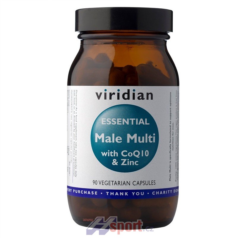 Viridian Essential Male Multi with CoQ10 Zinc 90 cps