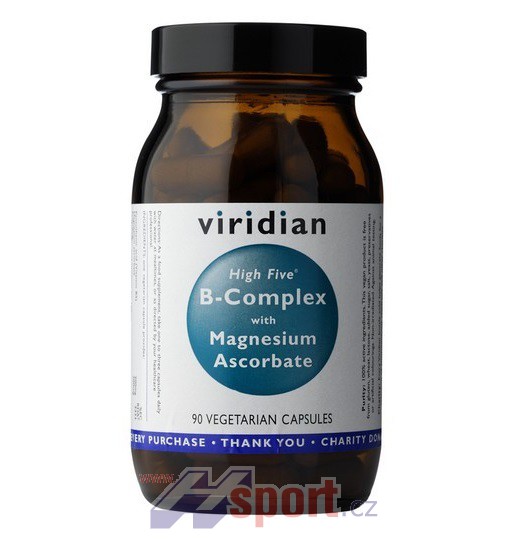 Viridian High Five B Complex with Magnesium Ascorbate 90 cps