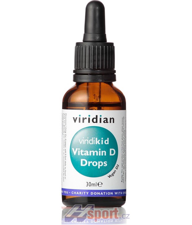 Viridian Viridikid Vitamin D Drops 400 IU 30 ml