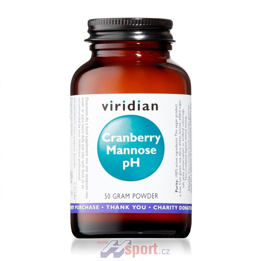 Viridian Cranberry Mannose pH 50 g