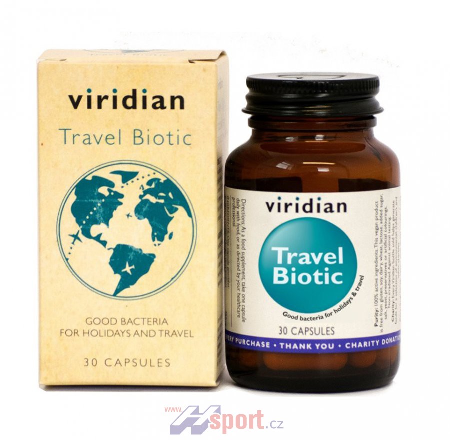 Viridian Travel Biotic 30 cps