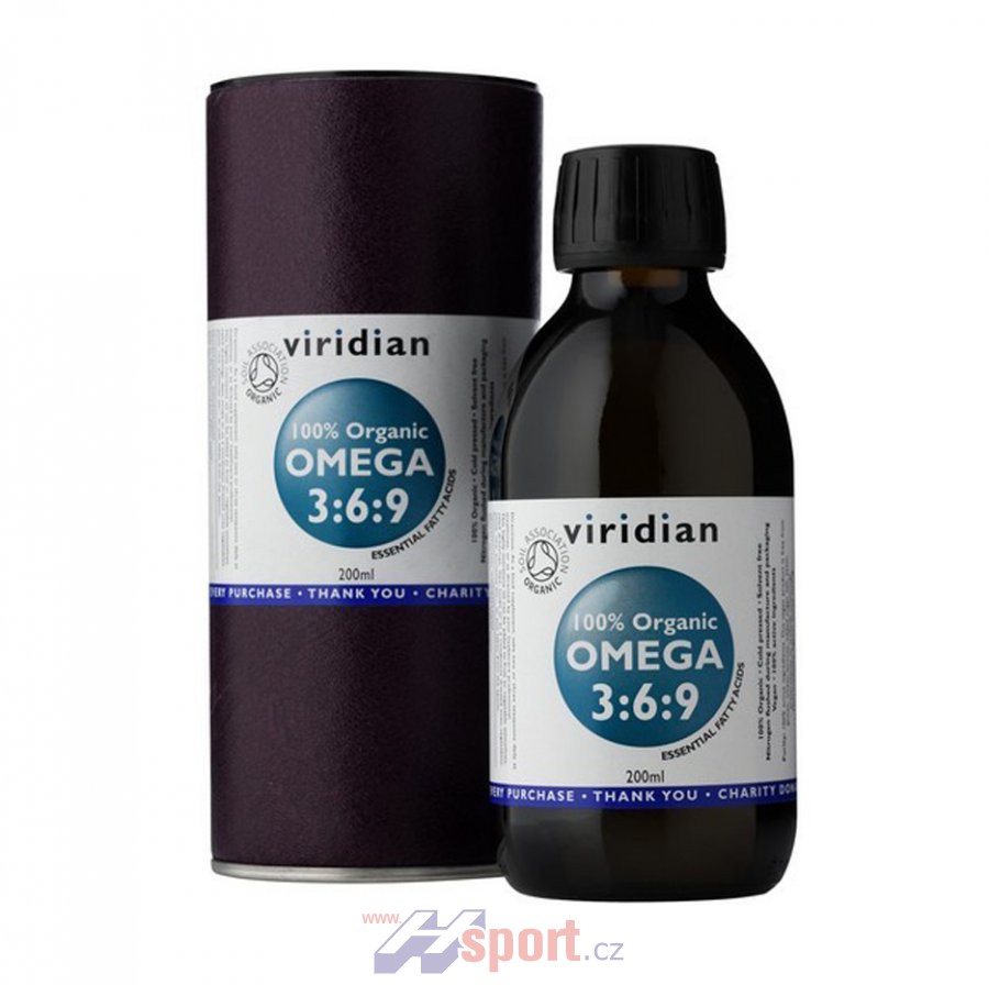 Viridian Organic Omega 3:6:9 Oil 200 ml