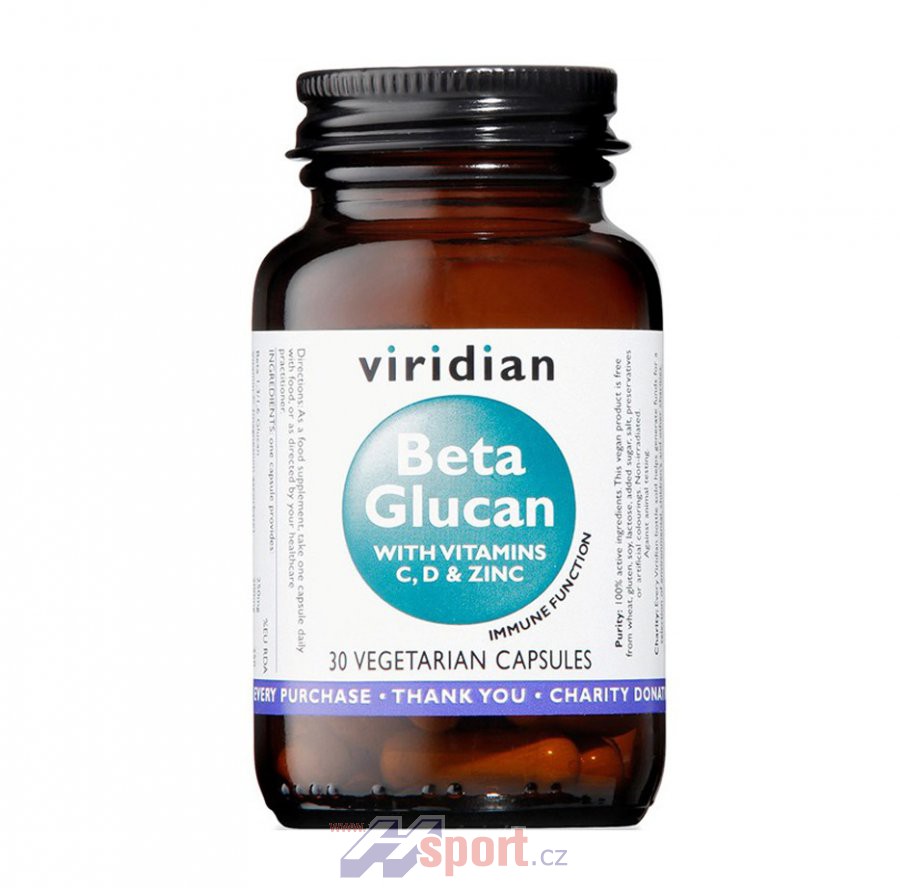 Viridian Beta Glucan 30 cps