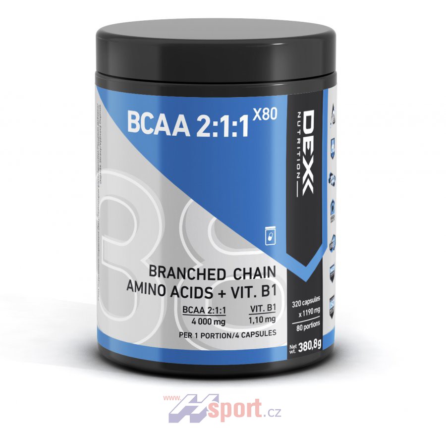 Dex Nutrition BCAA 2:1:1 X80 320 cps